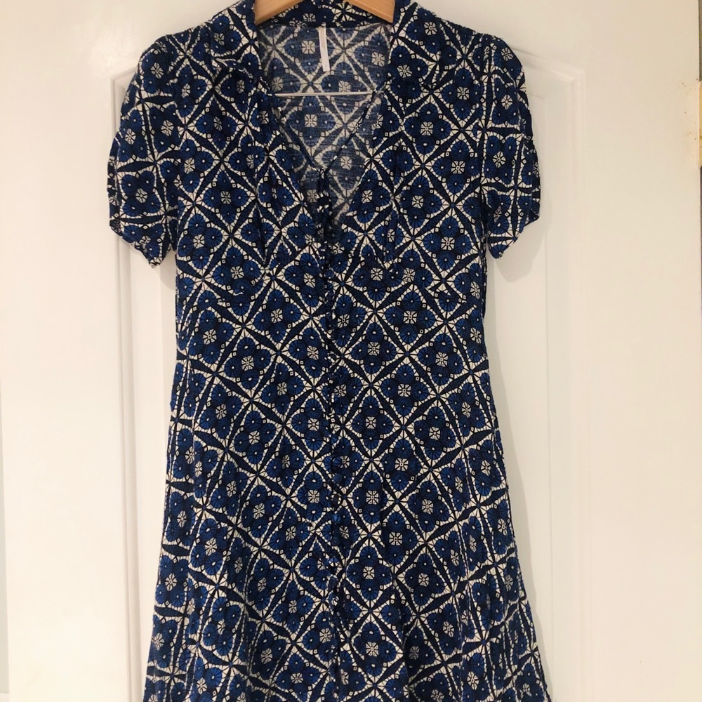 Free People Melody Printed Mini Dress - Picture 4 of 7